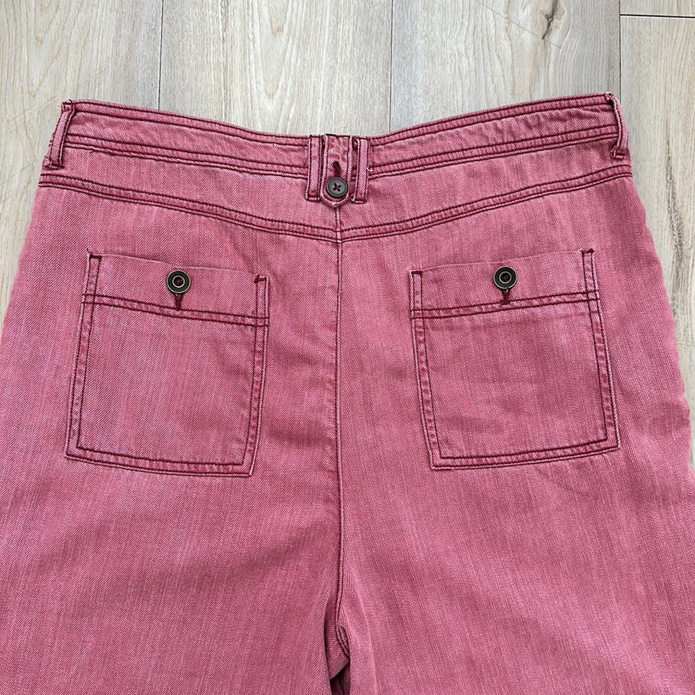 Anthropologie Utility Cargo Trousers Pink Wash Hue - Picture 3 of 11